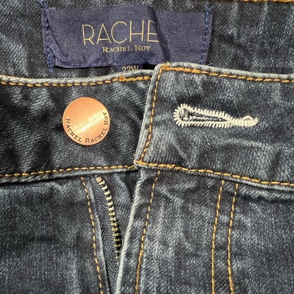 Rachel Roy High Rise Studded Denim Capri Woman’s Size 22W - Picture 6 of 14